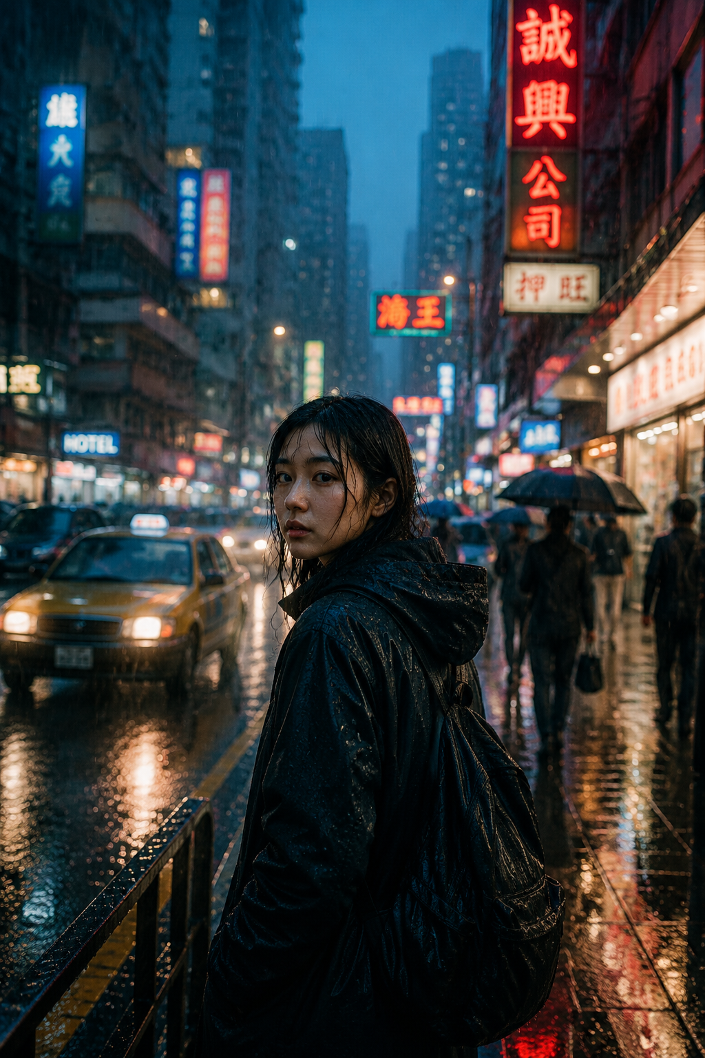 Rain Doesn't Pause the City