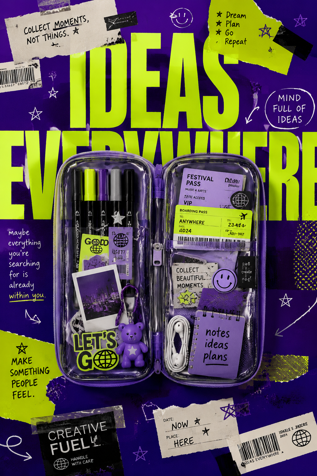 Ideas Everywhere Creative Pencil Case