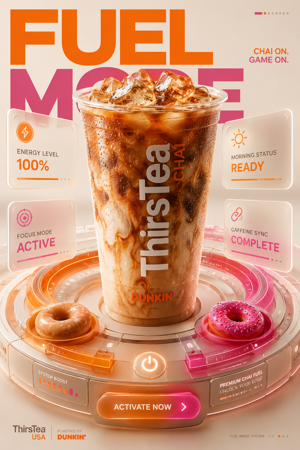 ThirsTea Fuel Mode 생산성 인터페이스