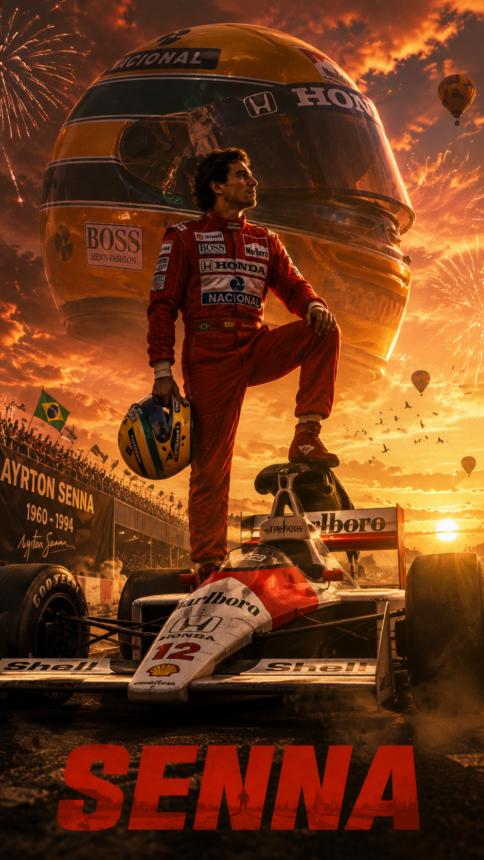 Vintage Formula One Sunset Tribute