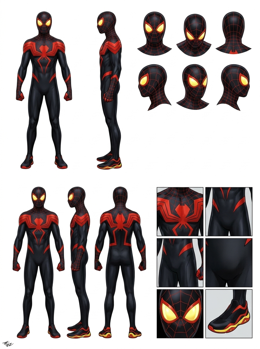 Professional Character Turnaround Sheet