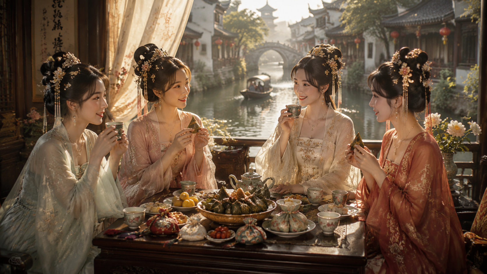Dragon Boat Festival Tea Gathering in Suzhou