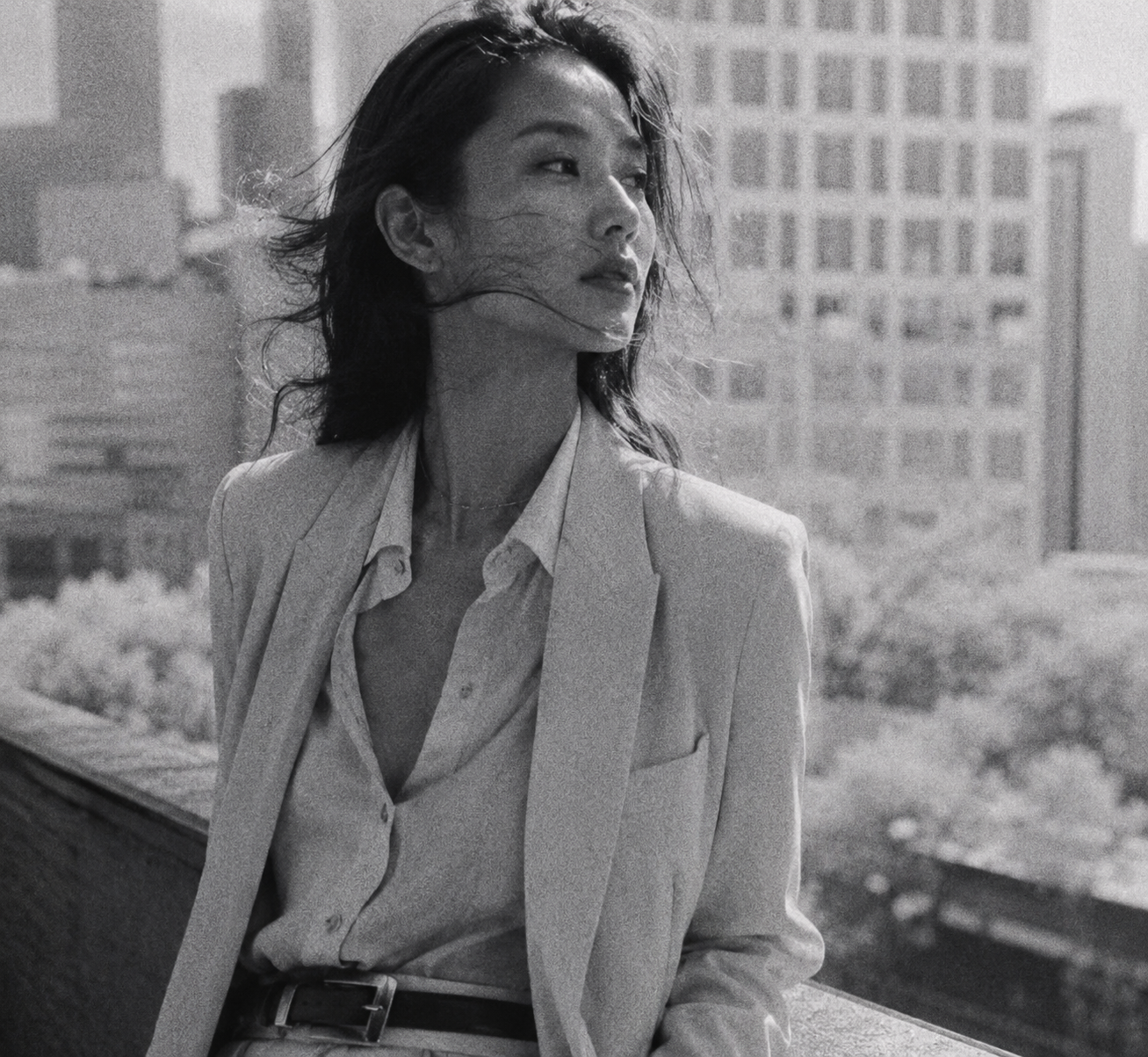 Infrared Summer Office Fashion Portrait