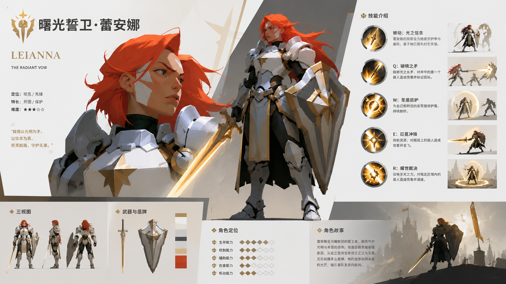 Guardian of Light Champion Character Sheet