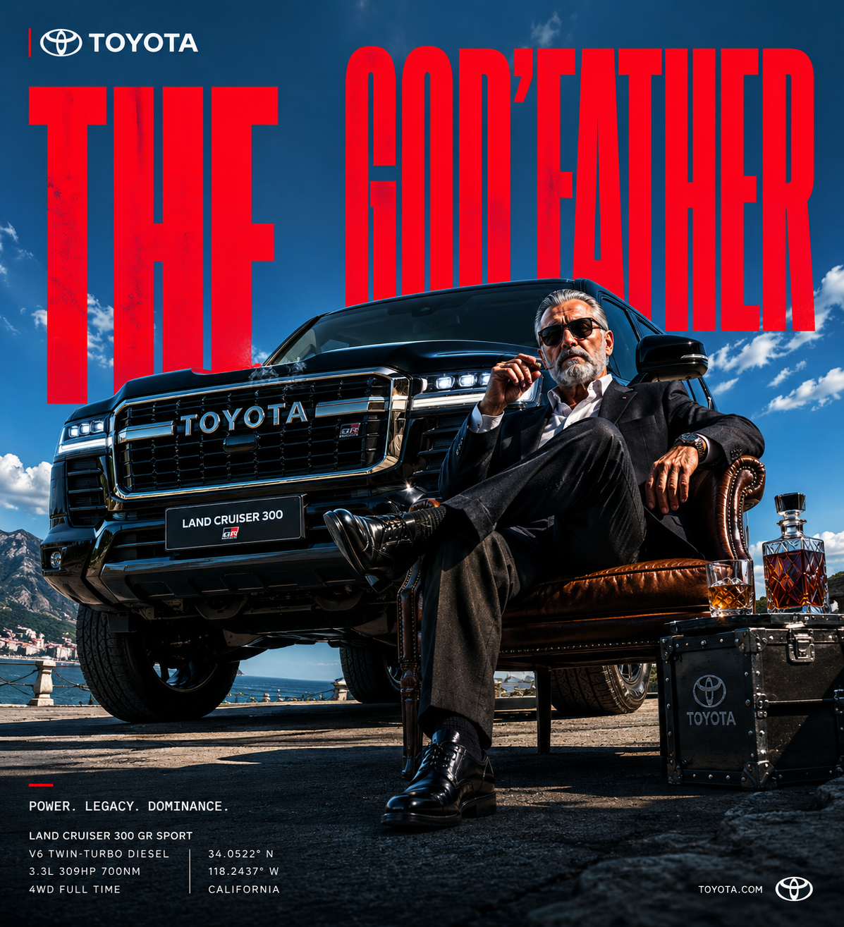 Toyota Godfather Editorial Campaign