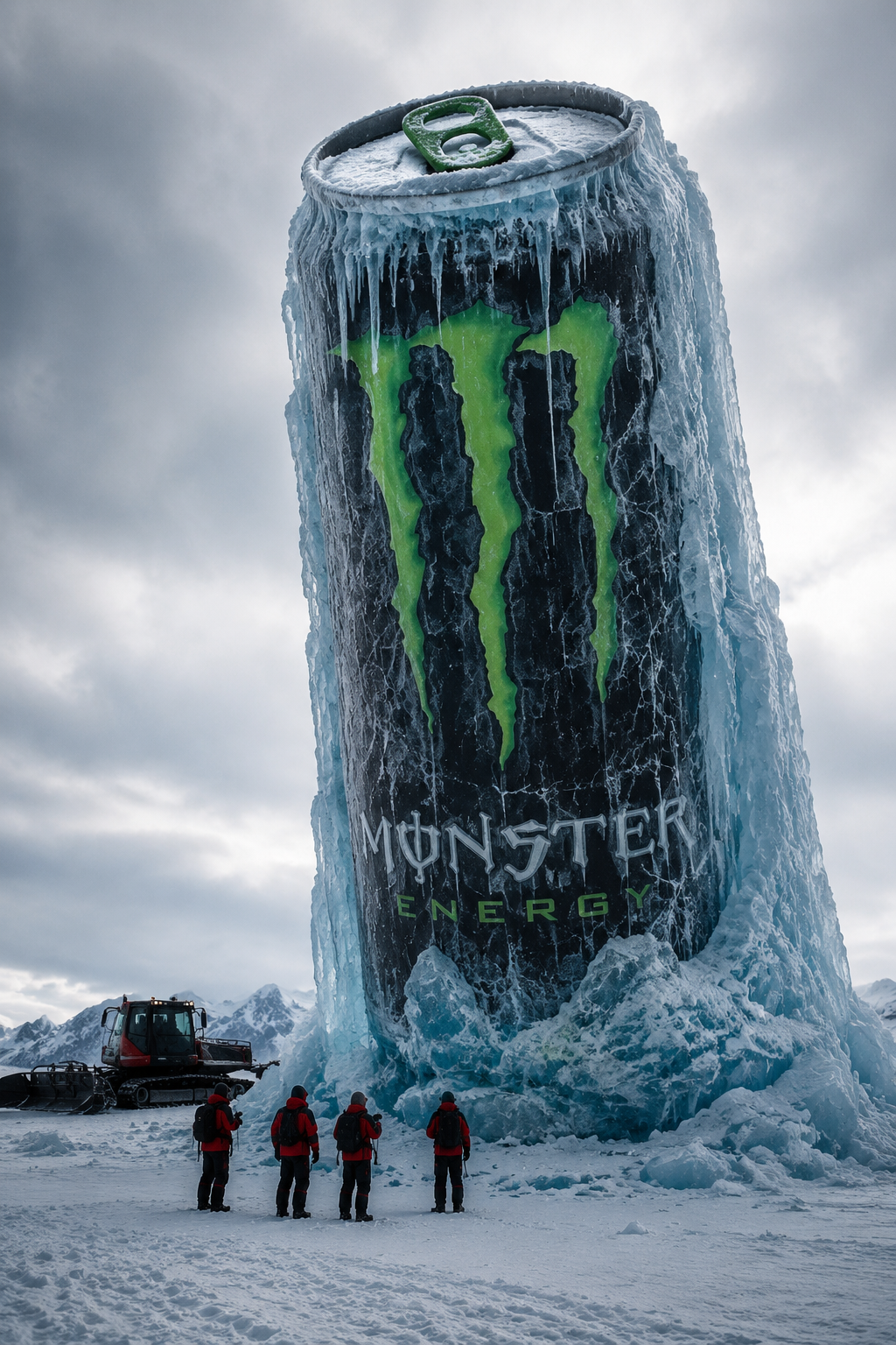 Frozen Monster Energy Arctic Monument