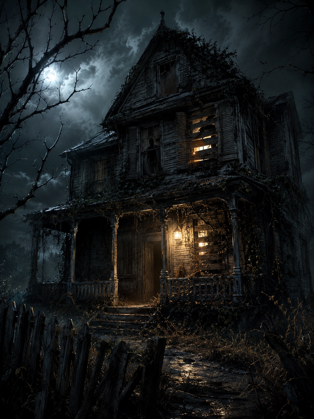 The Light Inside the Abandoned House