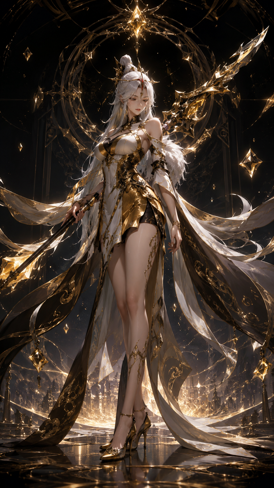 Divine Ningguang in a Mythic Realm