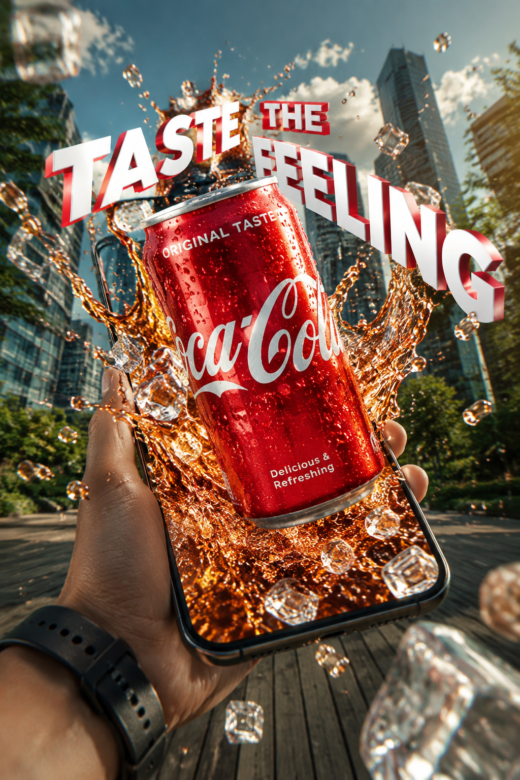 Phone-Burst AR Product Ad Template