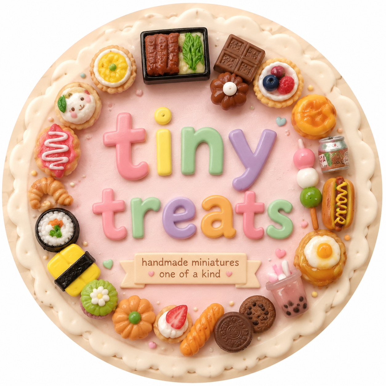 Tiny Treats Miniature Food Shop Logo