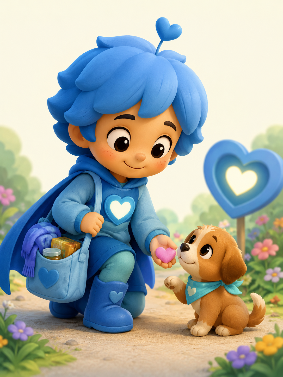 Friendly Kindness Character