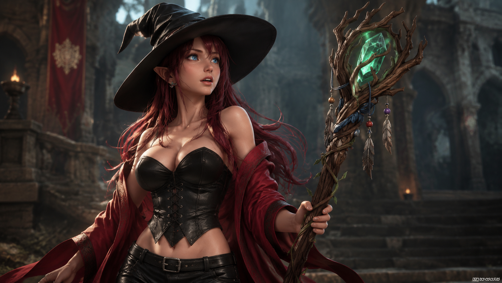 Square Enix-Style Character Render