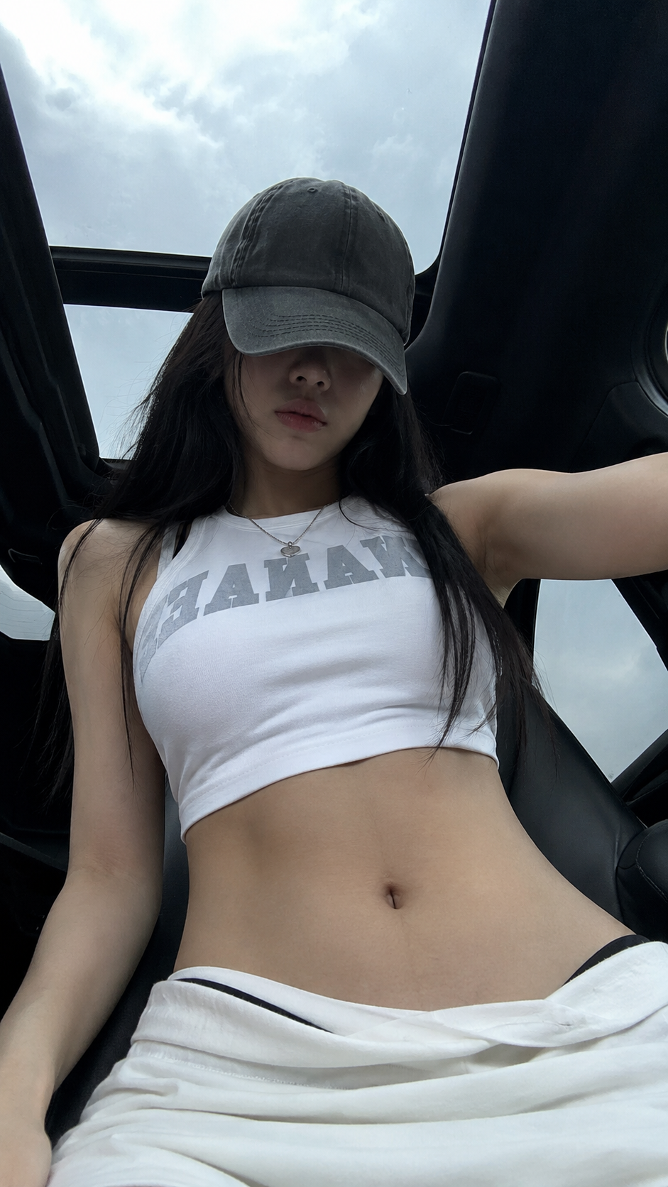 Low-Angle Car Selfie