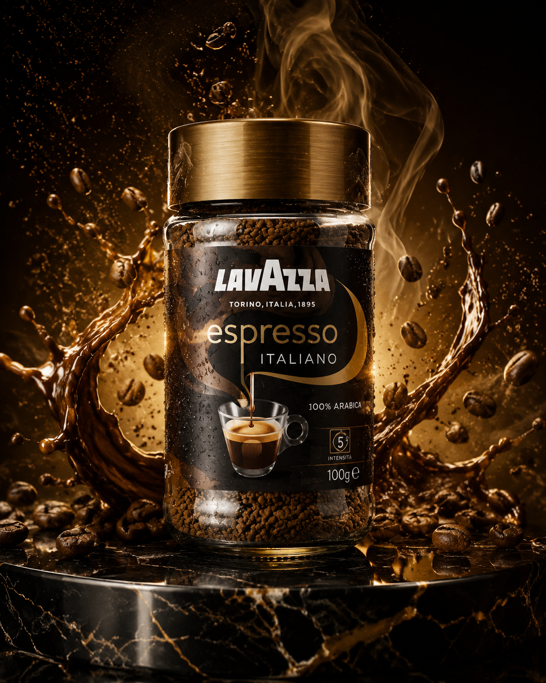 Luxury Lavazza Coffee Jar