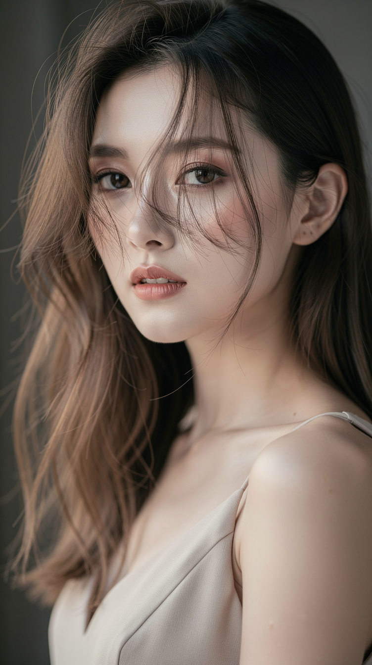 Art Portrait of a Young Girl