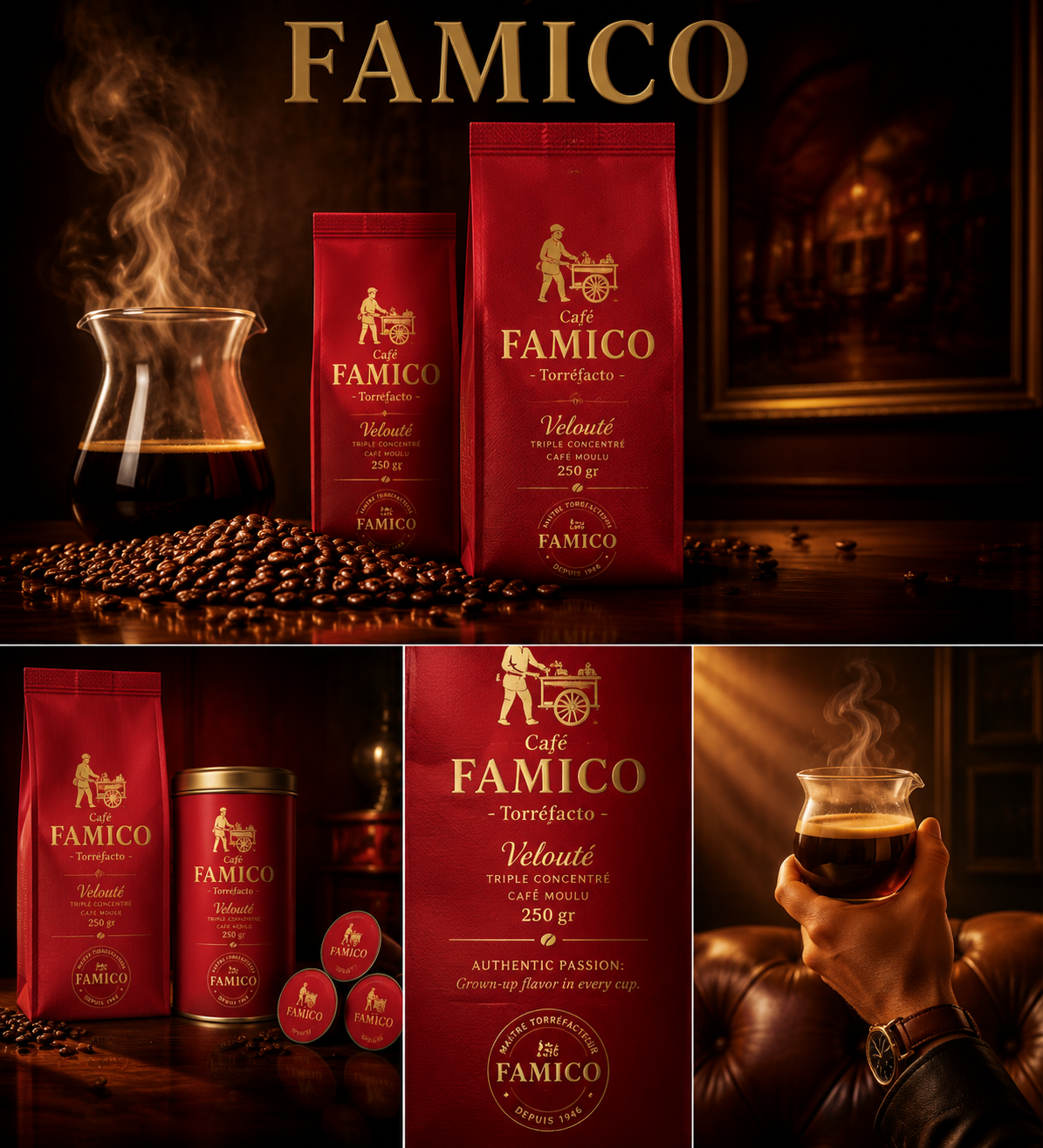 Café FAMICO Ruby Editorial Campaign