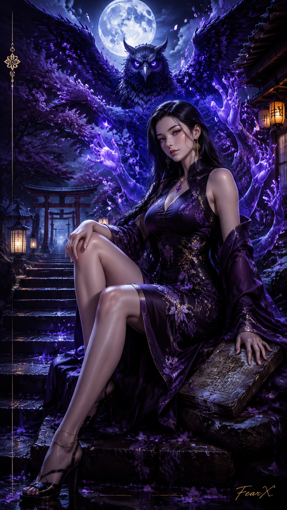 Moonlit Nico Robin Mythic Poster