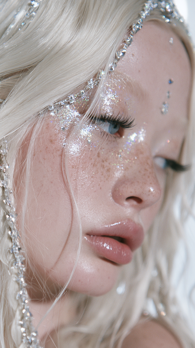 Holographic Runway Model Archival Print