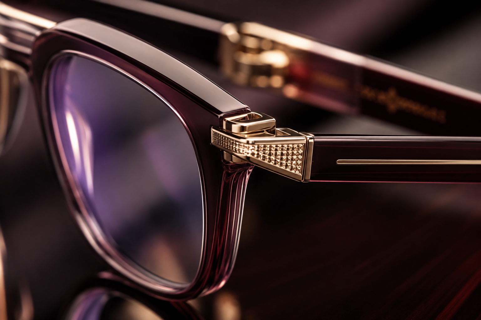 Eyeglasses Craftsmanship Macro
