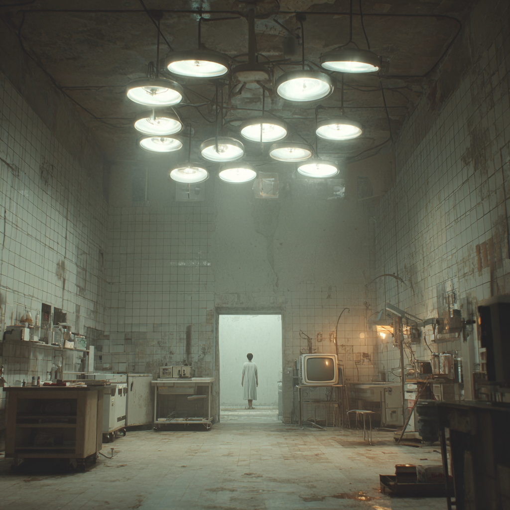 Lone Birth in an Abandoned Operating Room