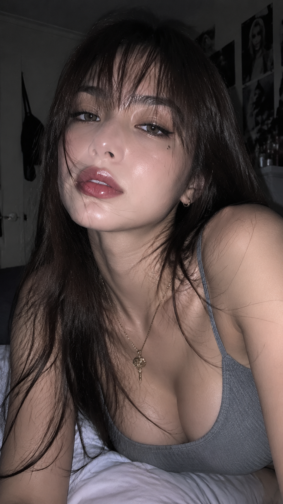 Late-Night iPhone Flash Portrait