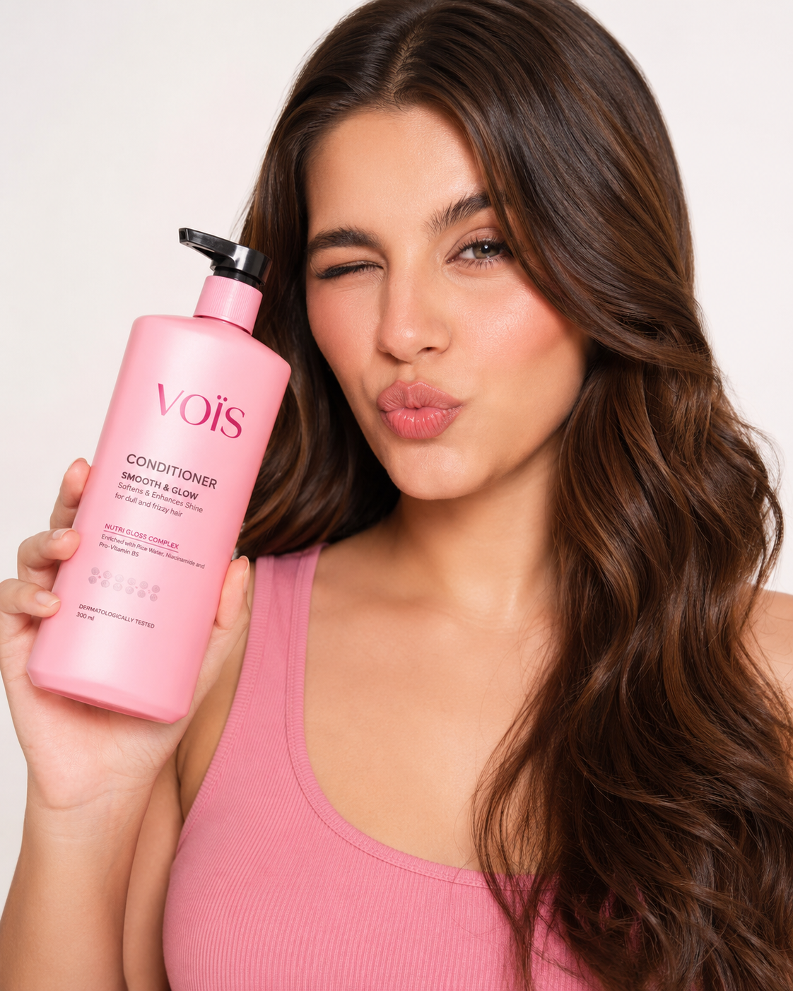VOIS Pink Conditioner Beauty Ad
