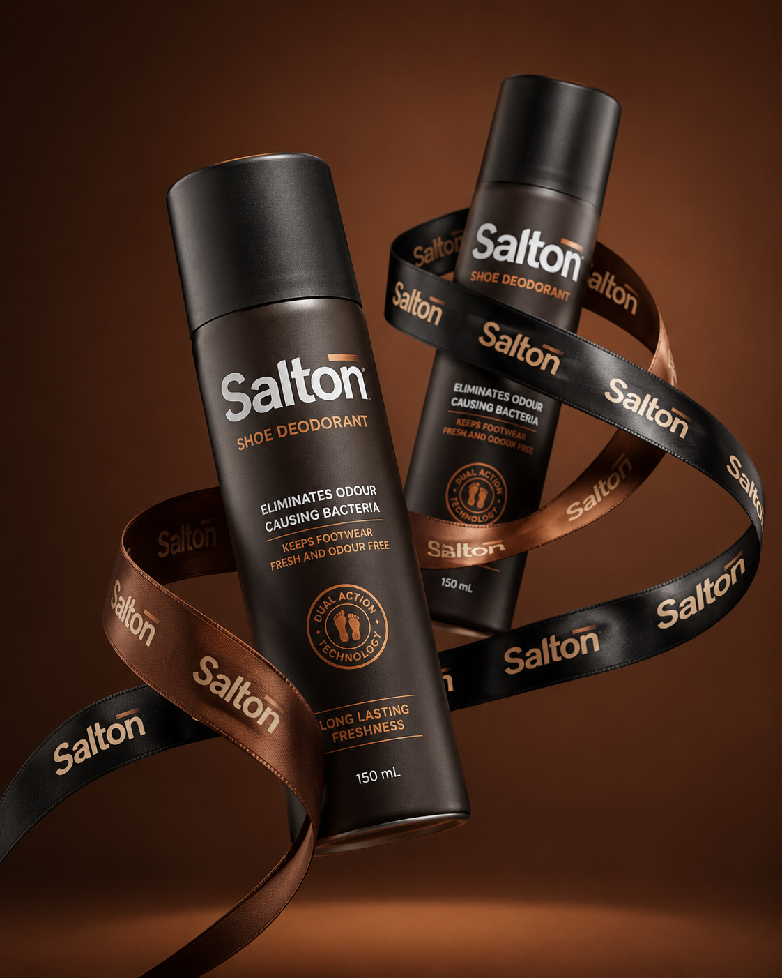Floating Salton Shoe Deodorant Bottles