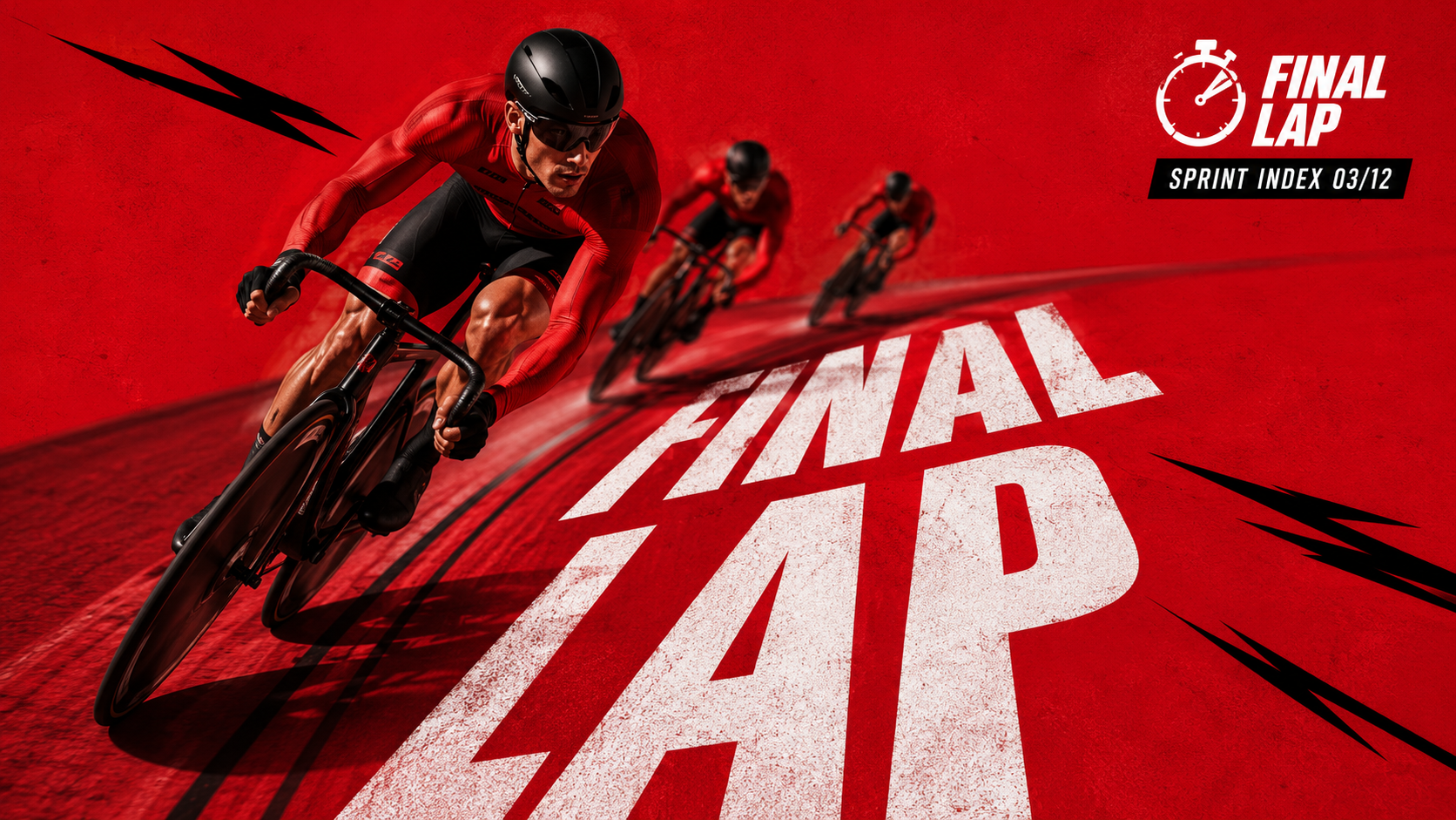 Sportpostervorlage mit Perspektivtypografie