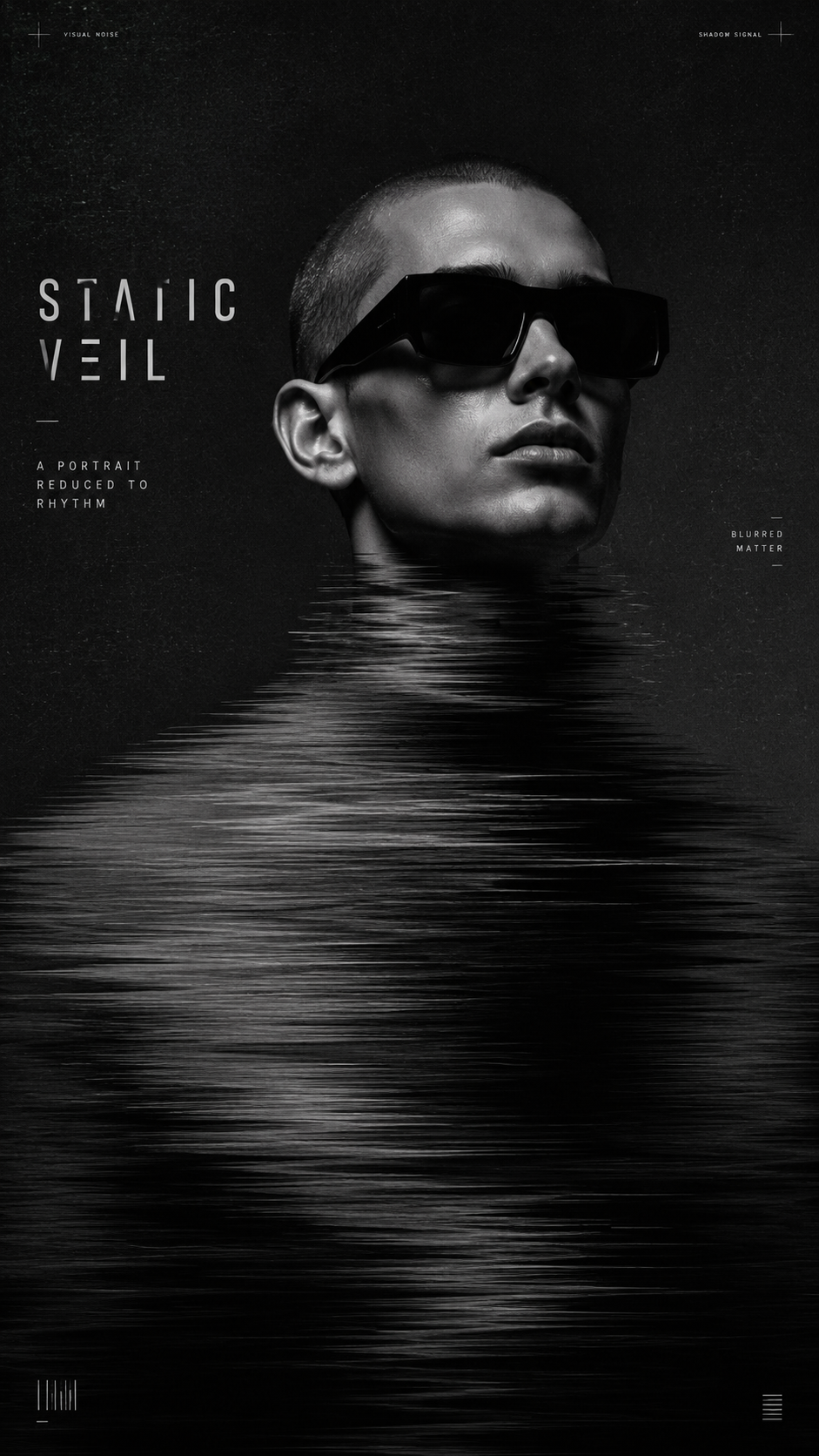 Experimental Editorial Portrait Poster Series