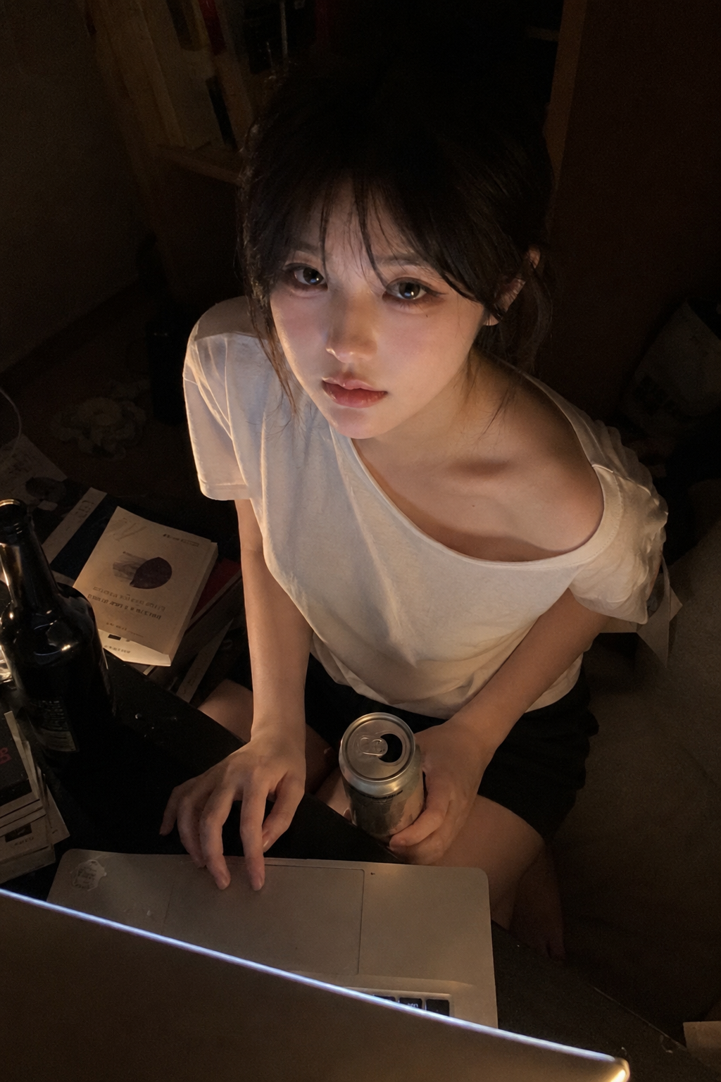 Late-Night Laptop Snapshot