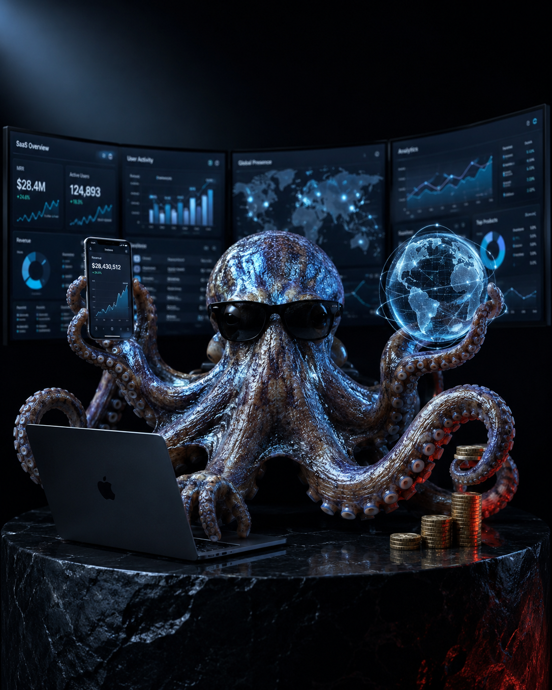 Executive Octopus Managing SaaS Tasks