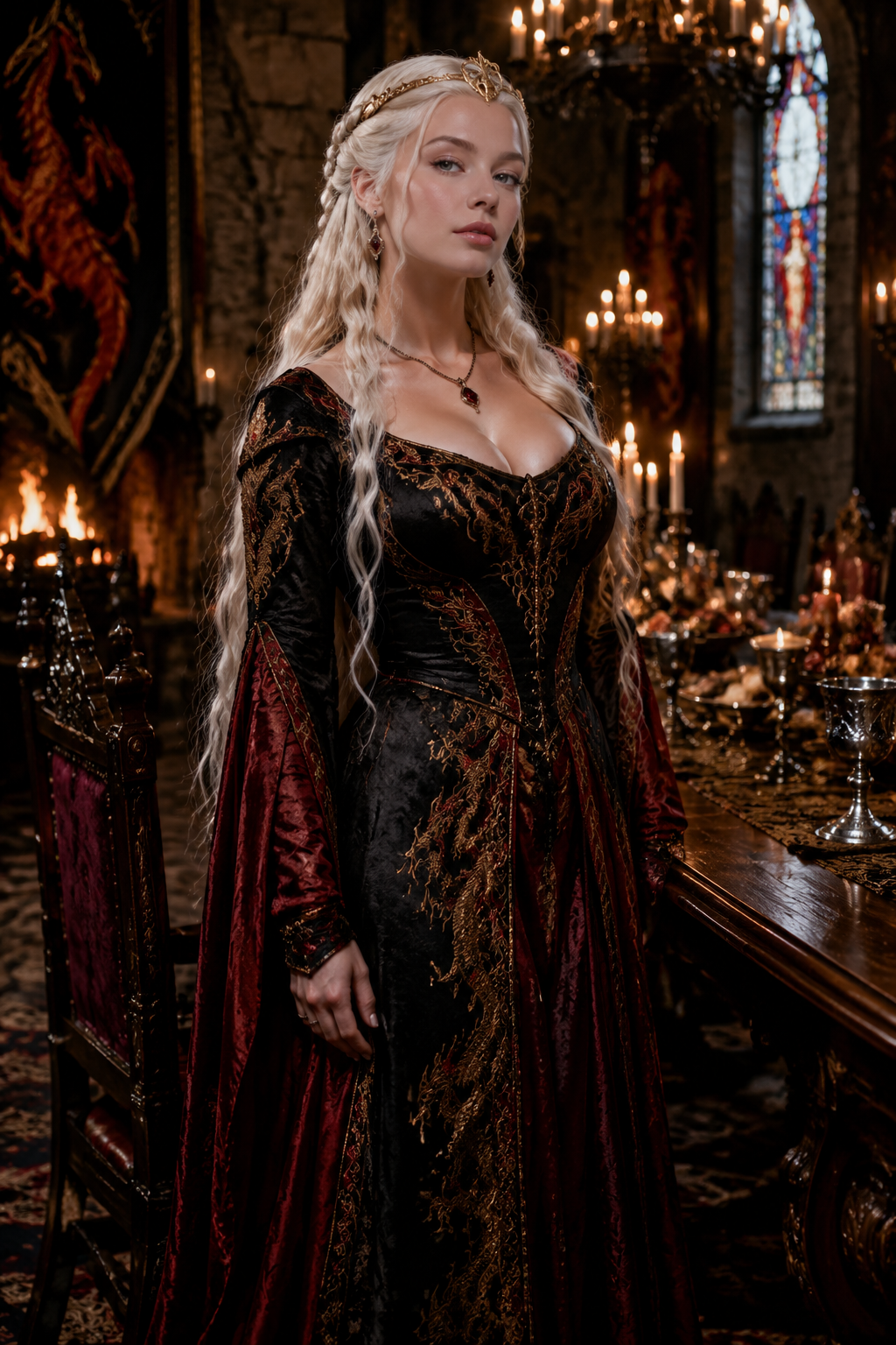 Rhaenyra Targaryen beim königlichen Bankett