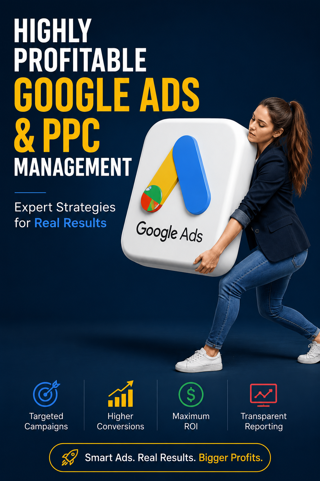 Google Ads Marketing Service Poster
