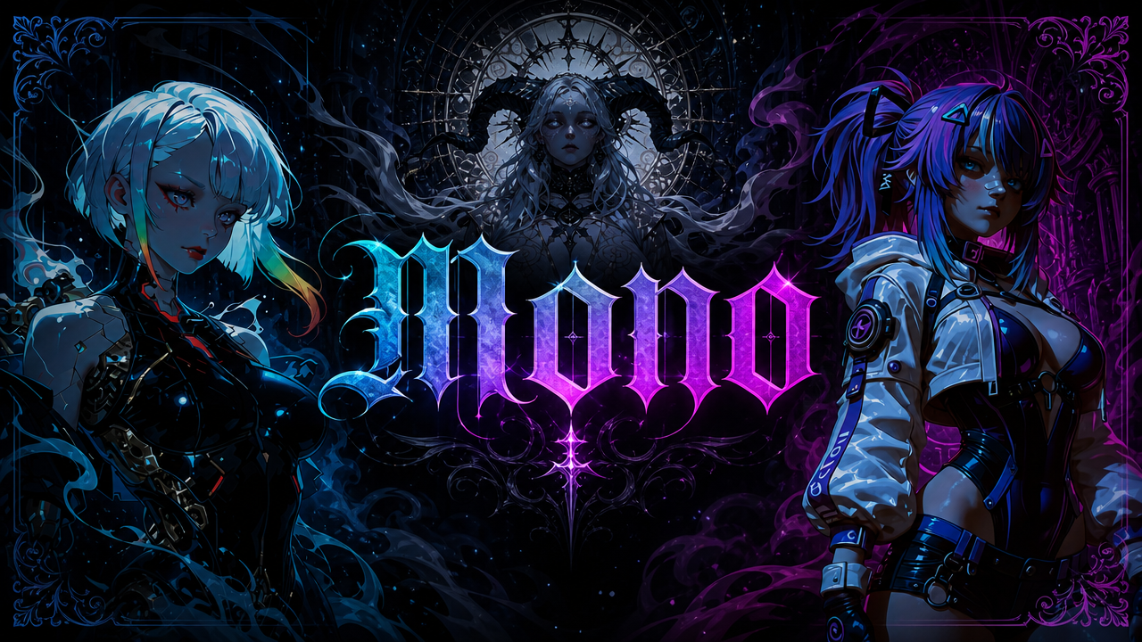 Mono Gothic Ethereal Twitter Banner