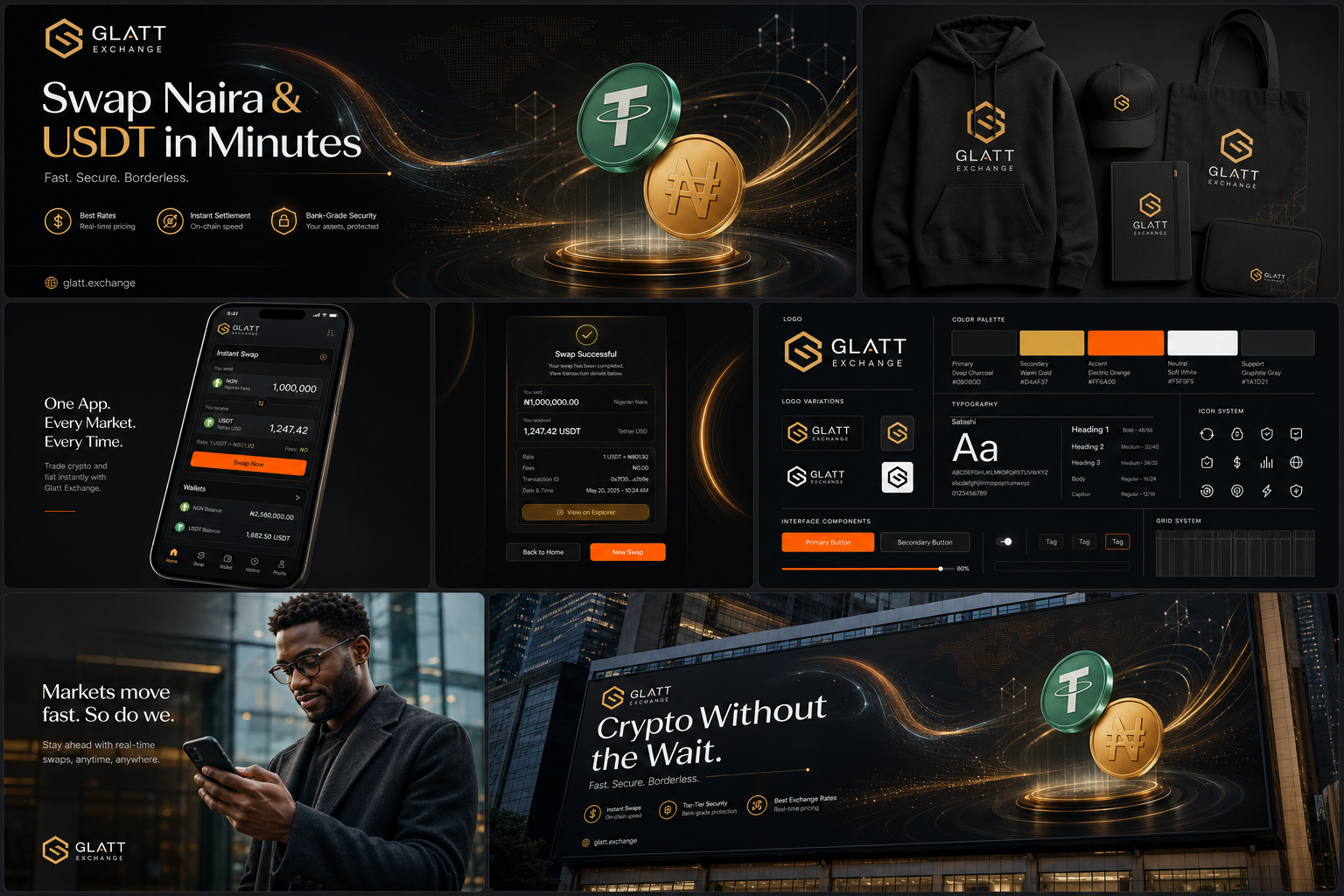 Glatt Exchange Premium Brand Campaign Board