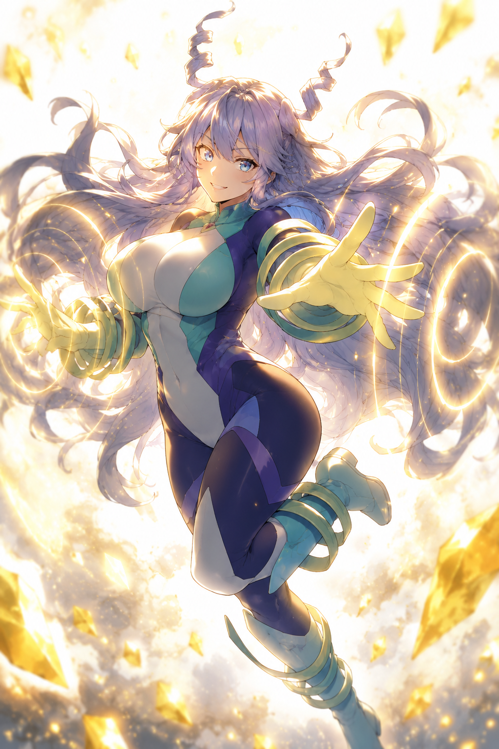 Nejire Hado with Energy Waves