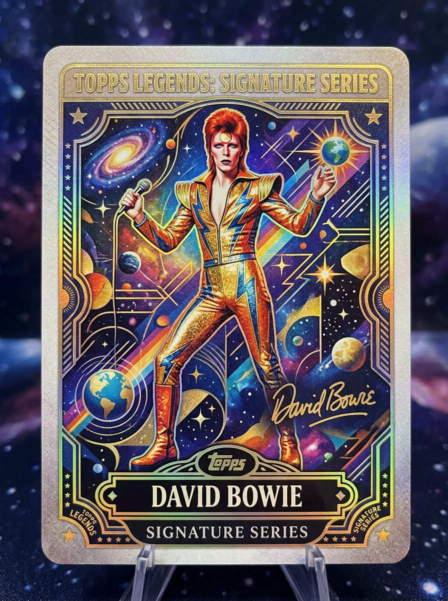 David Bowie Signature Series Trading Card