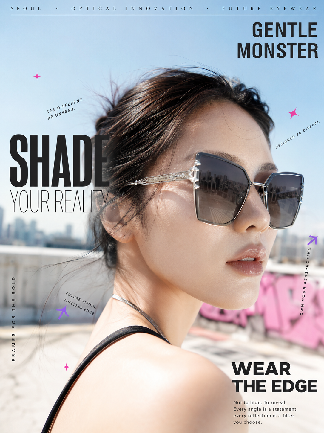 Gentle Monster Rooftop Sunglasses Advertisement