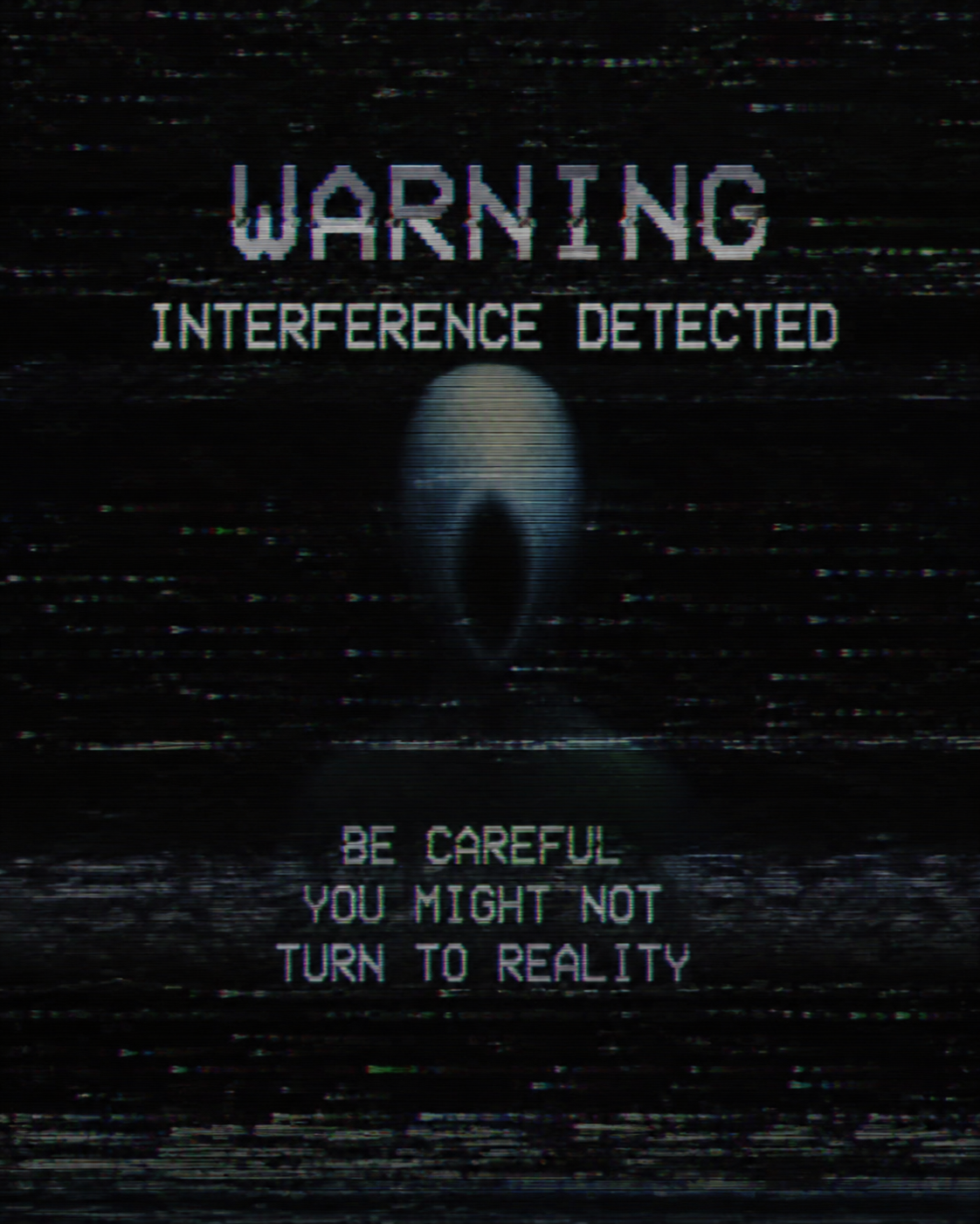Analog Horror Interference Warning