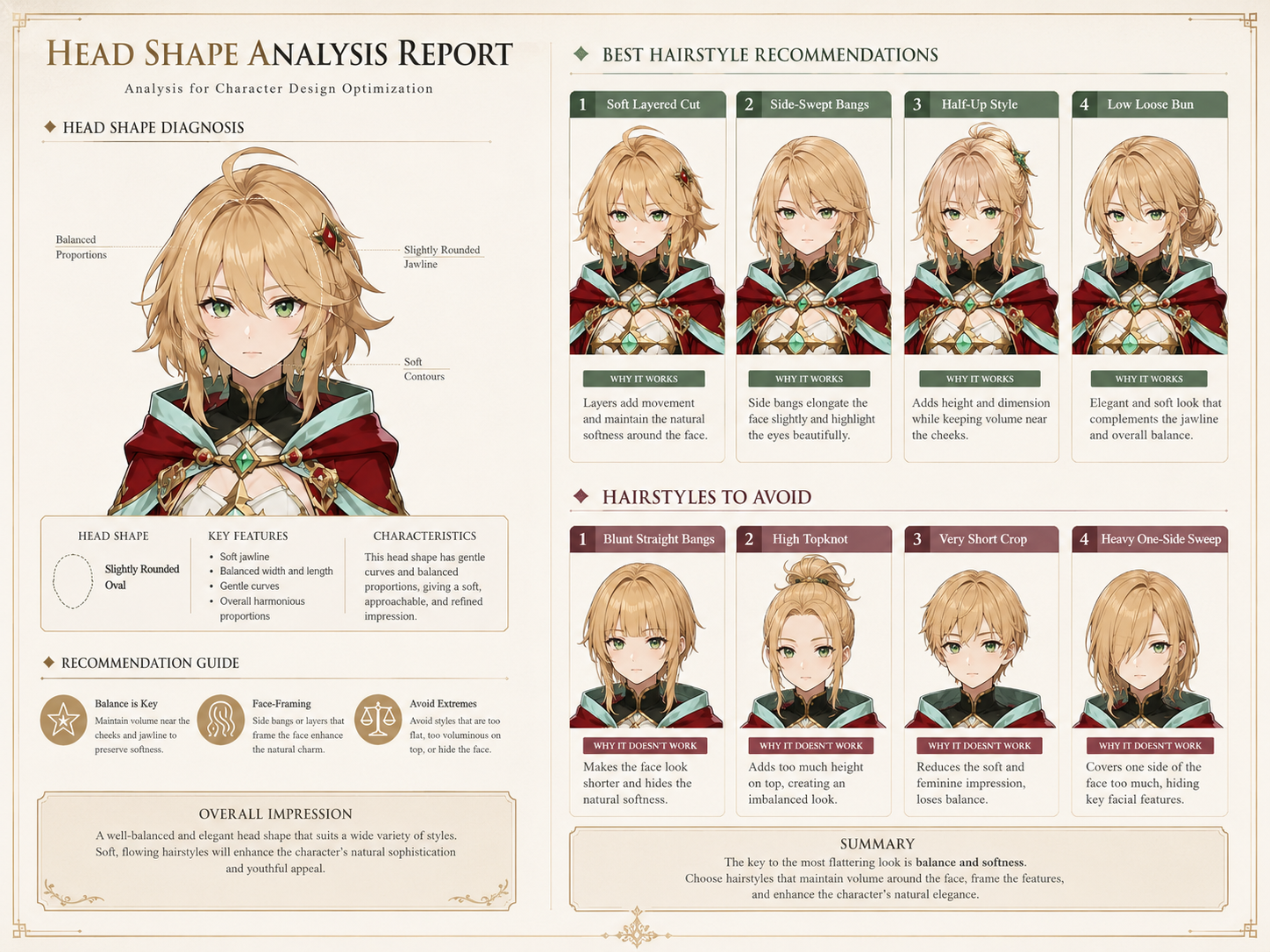 Head Shape and Hairstyle Analysis Report