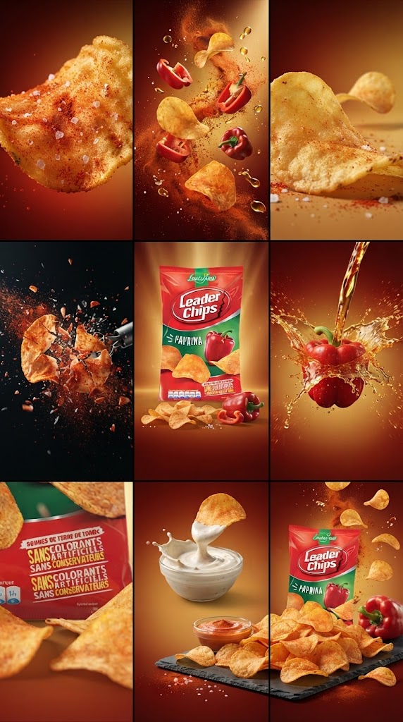 Leader Chips Dessert Campaign Storyboard