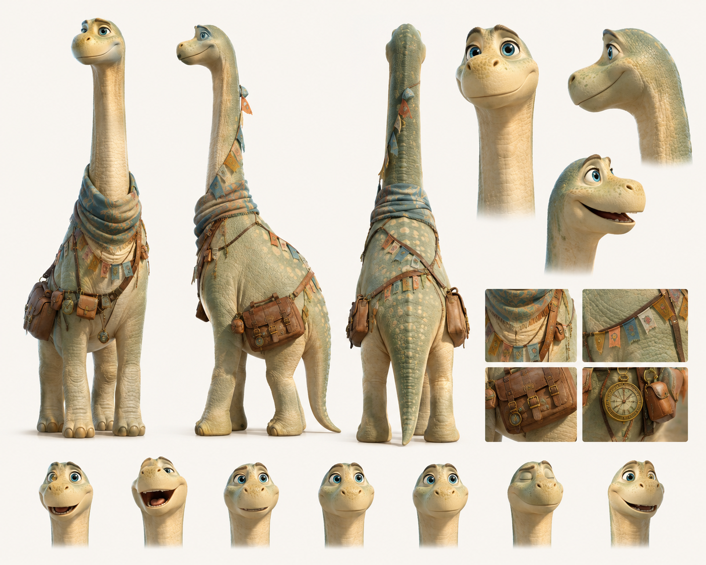 Charakterbogen des sanften Brachiosaurus