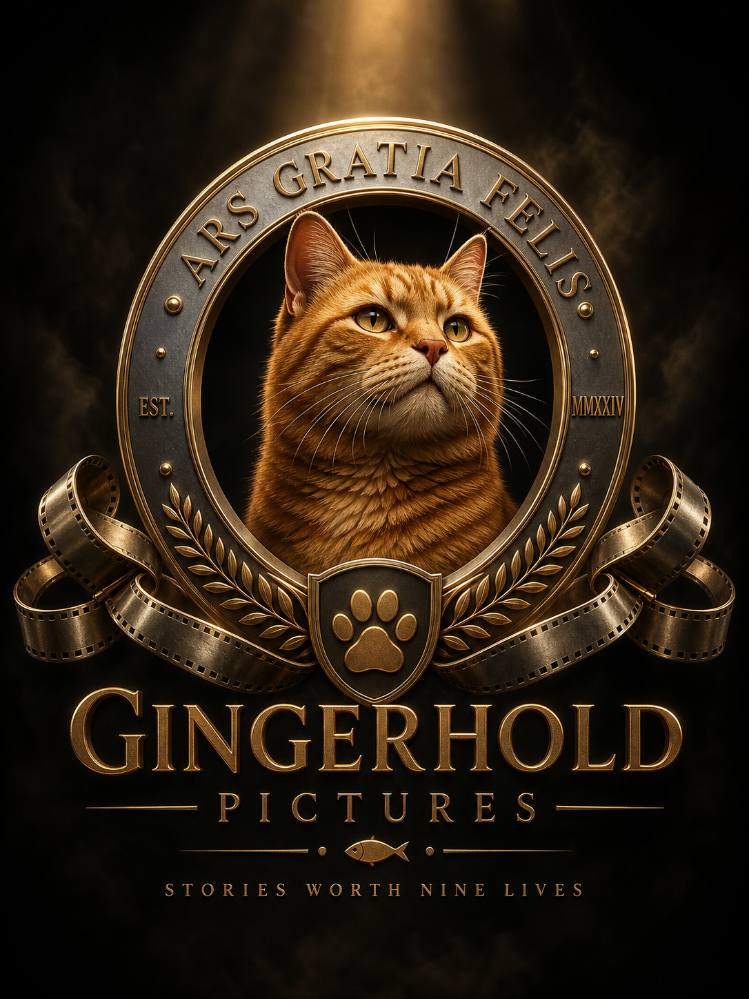 Orange Cat Classic Film Logo