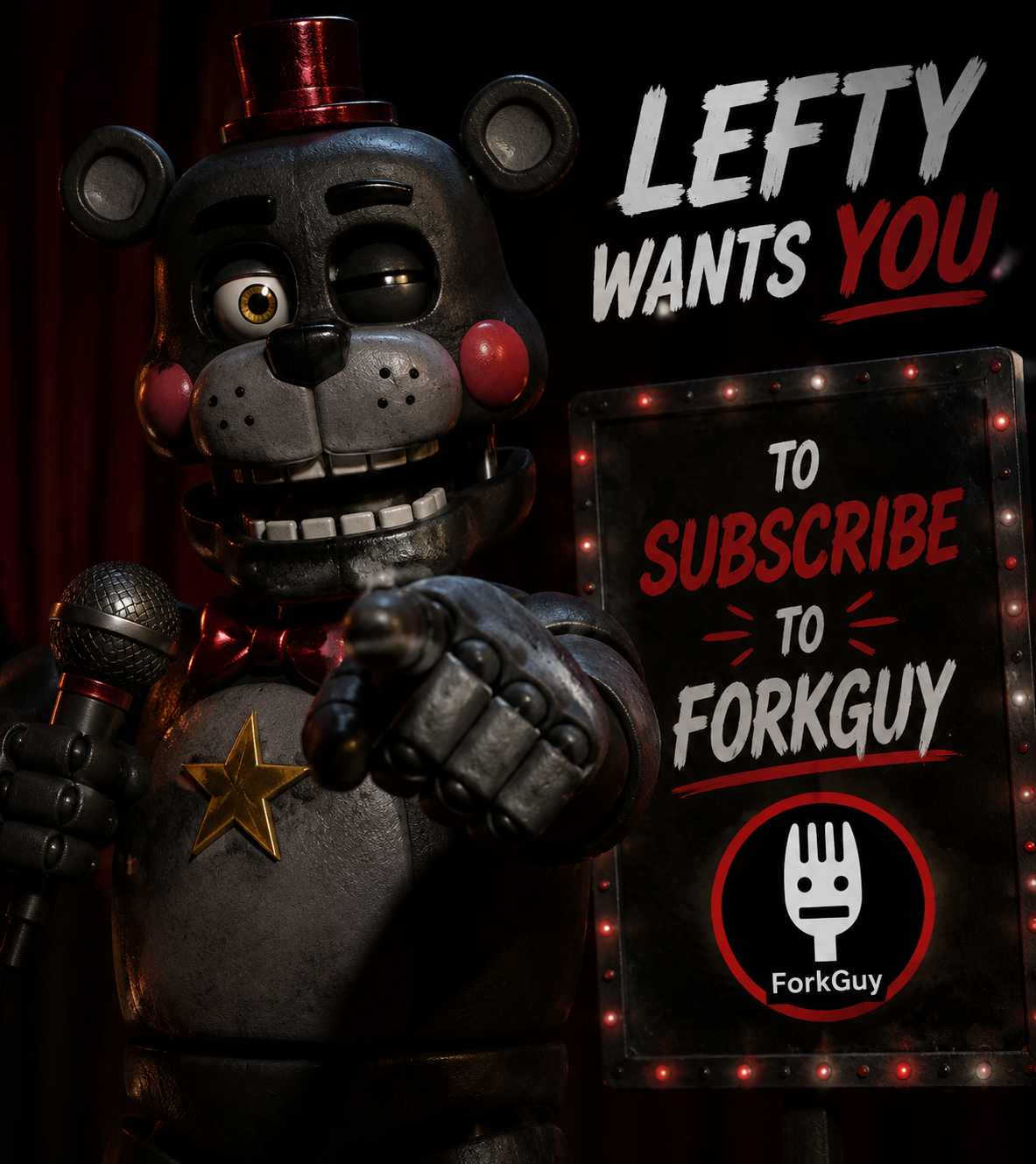 Lefty pide a los espectadores que se suscriban