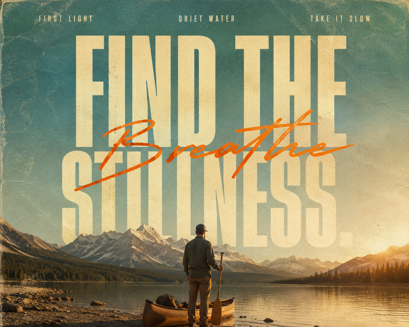 Vintage Outdoor Editorial Poster Template
