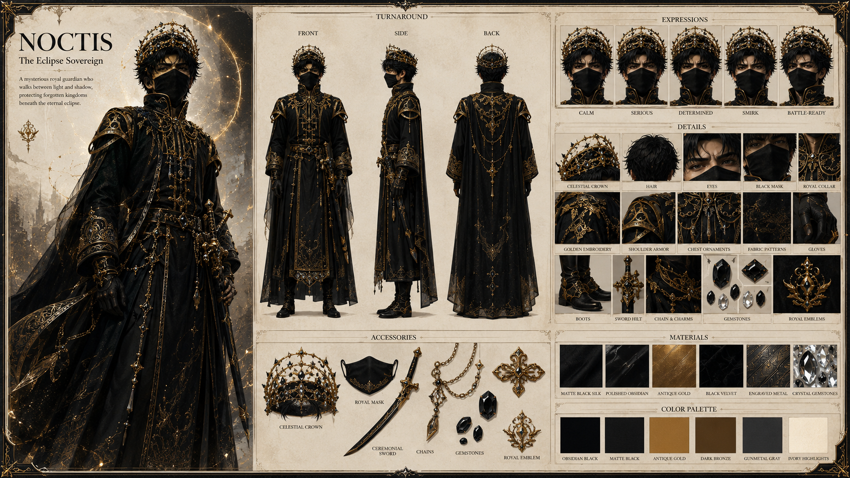 Noctis, Eclipse Sovereign Character Sheet