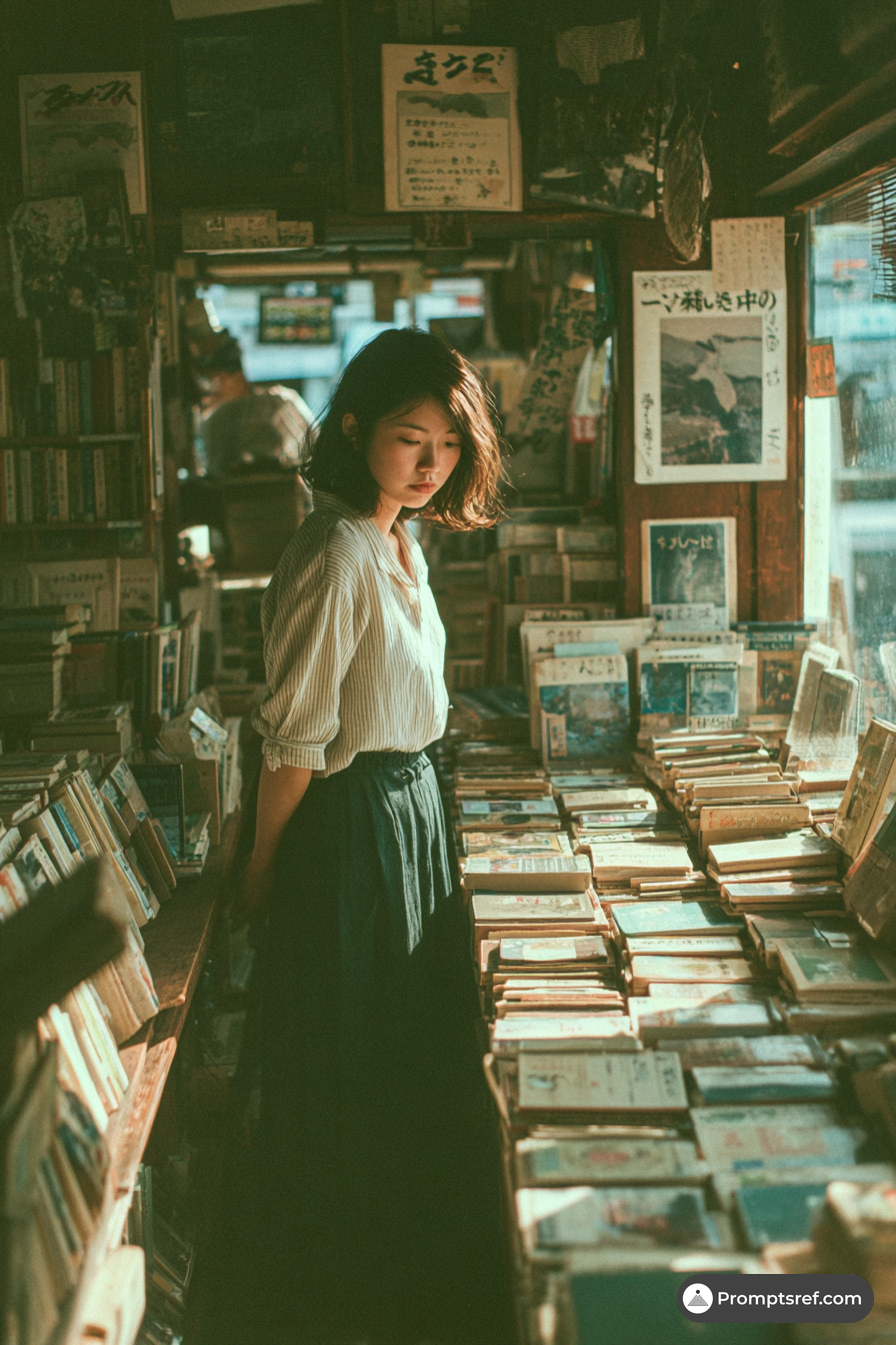 Browsing Old Books in Tokyo