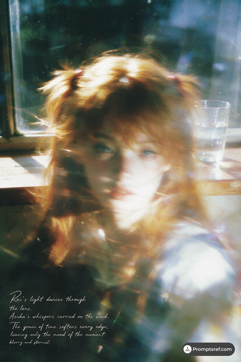 Asuka in Faded Orange Haze