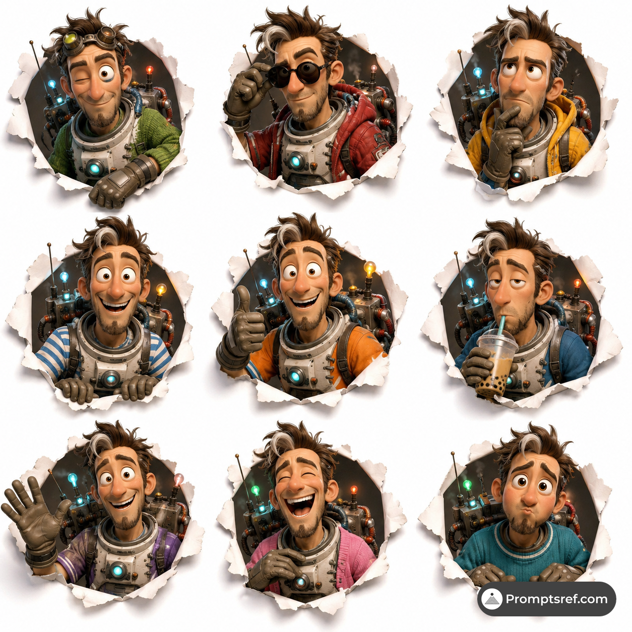 Doctor Venomor Expression Sheet