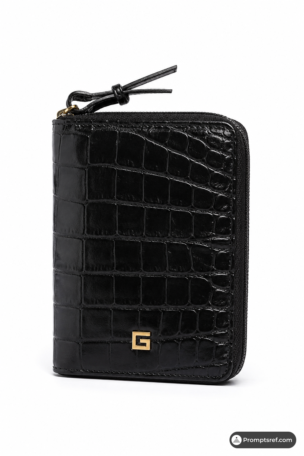 Grapeleu Black Leather Wallet